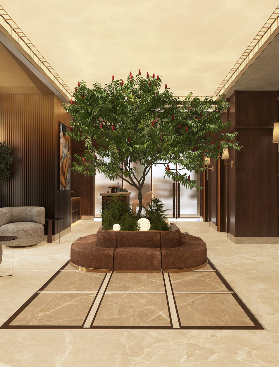 Worli House arrival experience with 150 plus car parking and segregated drop-offs